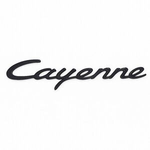 Porsche Cayenne 9PA 02-10 Gloss Black Rear Emblem Badge Replacement Nameplate